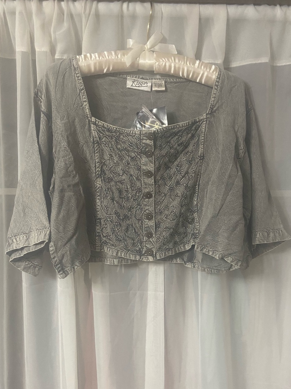 Beautiful embroidered whimsy top